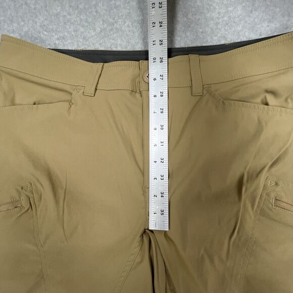 Eddie Bauer First Ascent Pants Mens 38 x 30 Khaki Tan Convertible Nylon Cargo - Picture 3 of 15